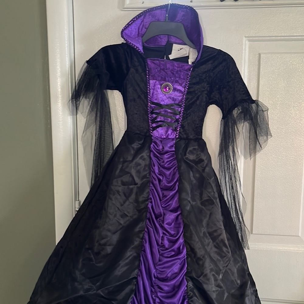 Kids Gothic Vampire Princess Costume